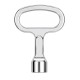 Key for control cabinets - triangle - technical - electrical