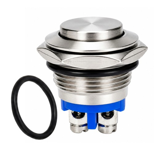 Vandalams atsparus mygtukas, 16 mm monostabilus, 2A, 250V, išsikišęs raktas Vandalams atsparus mygtukas, 16 mm monostabilus, 2A, 250V, išsikišęs raktas