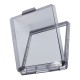 Waterproof cover for socket - transparent - Cover with flap for plug