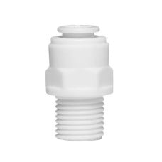 Vandens greitoji jungtis - tiesi - 1/4" 6.5 mm kištukas, 12 mm sriegiuotas lizdas - žarnos jungtis - osmosas