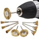 Copper wire brush for grinding 15mm - bowl - for dremel, mini eraser
