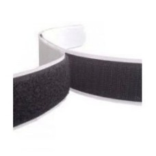 Velcro with glue 50mm x 200mm - black color