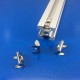 Nut with lock - spring - M5 key - for aluminum profiles 2020 - TSLOT, T-NUT, TNUT