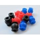 Vibration isolator 21mm/17mm - 100g load - black - vibration damper, damper, shock absorber - 1 pc