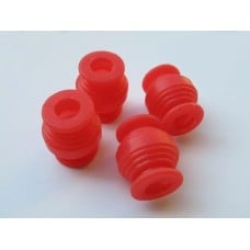 Vibracijos izoliatorius 21mm/17mm - 300g apkrova - raudona - vibracijos slopintuvas, slopintuvas, amortizatorius - 1 vnt