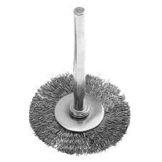 Wire grinding brush 25mm - round - for Dremel, mini eraser