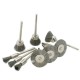 Wire sanding brush 6mm - brush - for dremel, mini rubbermaid