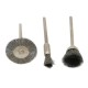 Wire sanding brush 6mm - brush - for dremel, mini rubbermaid