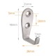 Bathroom hook 48x7mm with a thickness of 2.5 - Hanger for trinkets - Kitchen handle