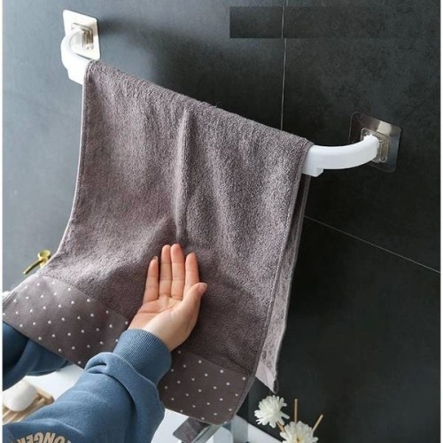 Kitchen bathroom towel rack - self-adhesive holder Kitchen bathroom towel rack - self-adhesive holder