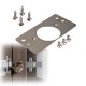 Hinge repair plate 90x47mm - 0.8mm plate - repair of furniture hinges