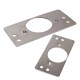 Hinge repair plate 90x47mm - 0.8mm plate - repair of furniture hinges