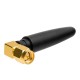 WiFi Bluetooth ZigBee antena 2.4 GHz SMA kištukas, 2.5 dBi, stačiu kampu WiFi Bluetooth ZigBee antena 2.4 GHz SMA kištukas, 2.5 dBi, stačiu kampu