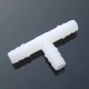 Hose connector - T-piece - 5x5x5mm - Push-in connector - Connector - white