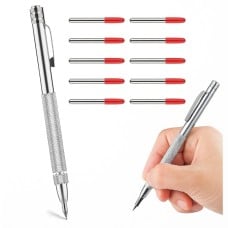 Marking scriber - center punch - for ceramics - metal - glass