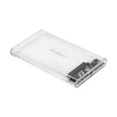 2.5 colio SATA USB C 3.1 Rebel disko korpusas skaidrus