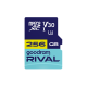 256 GB V30 UHS-III Goodram Rival microSD memory card with adapter