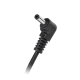 3.5/1.5 (12V/3A) angled mains plug with cable for installation Rebel