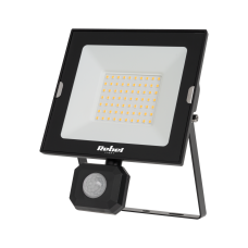 50W LED floodlight with twilight and motion sensor, 4000K, 230V