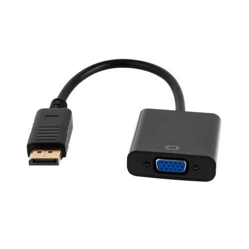 Adapterio jungtis DISPLAYPORT kištukas - VGA lizdas Adapterio jungtis DISPLAYPORT kištukas - VGA lizdas