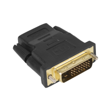 Adapterio jungtis DVI kištukas (24+1) dviguba jungtis - HDMI lizdas