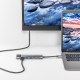 Adapteris (šakotuvas) USB C tipo į HDMI / 2x USB3.0 / 2x USB C tipo / RJ45 Adapteris (šakotuvas) USB C tipo į HDMI / 2x USB3.0 / 2x USB C tipo / RJ45