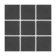 Apsauginis kilimėlis fitneso ir sporto įrangai, 60x60 cm dėlionė, 9 vnt, rinkinys, REBEL ACTIVE Apsauginis kilimėlis fitneso ir sporto įrangai, 60x60 cm dėlionė, 9 vnt, rinkinys, REBEL ACTIVE