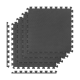 Protective mat for fitness and gym equipment, puzzle 60x60cm, set of 4, REBEL ACTIVE