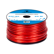 Automobilio kabelis 12Ga OD4.5mm CU+AL 25m