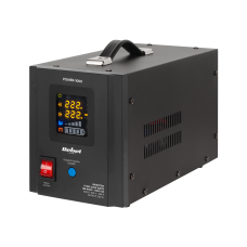 Nepertraukiamo maitinimo šaltinis Rebel POWER-1000 - inverteris su gryna sinusine banga ir įkrovimo funkcija 12V 230V 1000VA 700W