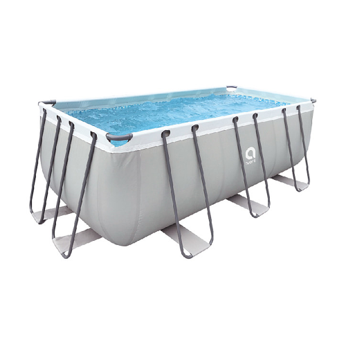 AVENLI frame swimming pool gray 400x207x122 AVENLI frame swimming pool gray 400x207x122