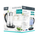 Temperature controlled cordless kettle