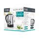 Electric kettle with water temperature indicator TEESA stainless steel 2200W 1.7L