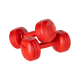 Bituminous dumbbells 2x3kg, REBEL ACTIVE