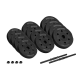 Bituminous adjustable dumbbells 2x10kg REBEL ACTIVE Bituminous adjustable dumbbells 2x10kg REBEL ACTIVE