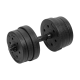 Bituminous adjustable dumbbells 2x10kg REBEL ACTIVE Bituminous adjustable dumbbells 2x10kg REBEL ACTIVE