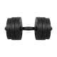 Bituminous adjustable dumbbells 2x10kg REBEL ACTIVE Bituminous adjustable dumbbells 2x10kg REBEL ACTIVE