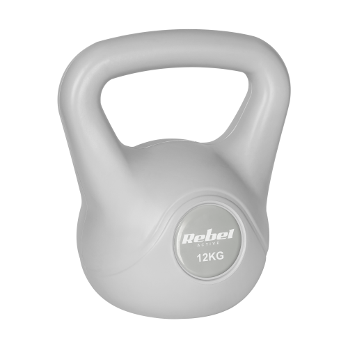 Bituminous Kettlebell 12 kg gray REBEL ACTIVE Bituminous Kettlebell 12 kg gray REBEL ACTIVE