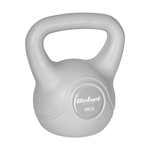 Bituminous Kettlebell 6 kg gray REBEL ACTIVE Bituminous Kettlebell 6 kg gray REBEL ACTIVE