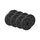 Set of bituminous loads 30kg (8x1.25kg + 4x2.5kg + 2x5kg), hole 31mm, REBEL ACTIVE