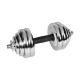 Chrome-plated, adjustable cast iron dumbbells in a case with a bar, set 30kg REBEL ACTIVE Chrome-plated, adjustable cast iron dumbbells in a case with a bar, set 30kg REBEL ACTIVE