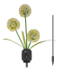Rebel decorative solar garden lights - decorative garlic