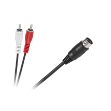 DIN-2 x RCA kabelis 1.2 m