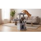 Cat scratching post 40x30x80 cm, gray, REBEL ANIMALS