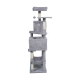Cat scratching post 48x40x155 cm, gray, REBEL ANIMALS