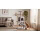 Cat scratching post 50x40x125 cm, gray, REBEL ANIMALS Cat scratching post 50x40x125 cm, gray, REBEL ANIMALS