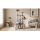 Cat scratching post 75x40x152 cm, gray, REBEL ANIMALS