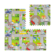 Edukacinis kilimėlis vaikams, dėlionė 120 x 120 cm, automobiliukai Edukacinis kilimėlis vaikams, dėlionė 120 x 120 cm, automobiliukai