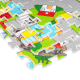 Edukacinis kilimėlis vaikams, dėlionė 120 x 120 cm, automobiliukai Edukacinis kilimėlis vaikams, dėlionė 120 x 120 cm, automobiliukai