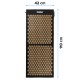 ECO health mat with acupressure spikes and pillow, 110x42cm, XL, golden spikes, Rebel Active ECO health mat with acupressure spikes and pillow, 110x42cm, XL, golden spikes, Rebel Active